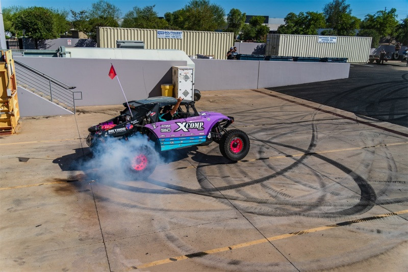 Rigid Industries x SHREDDY 360-Series 6in Lights w/Wt Bcklght (2) + 6 Covers (2 Pink/2 Teal/2 Blk) - 36204-SHREDDY