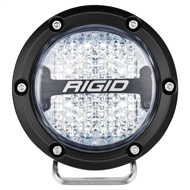 Rigid Industries 360-Series 4in LED Off-Road Diffused Beam - RGBW Backlight (Pair) - 36400