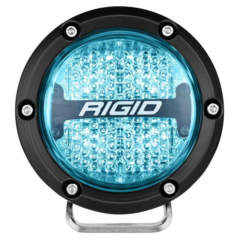 Rigid Industries 360-Series 4in LED Off-Road Diffused Beam - RGBW Backlight (Pair) - 36400