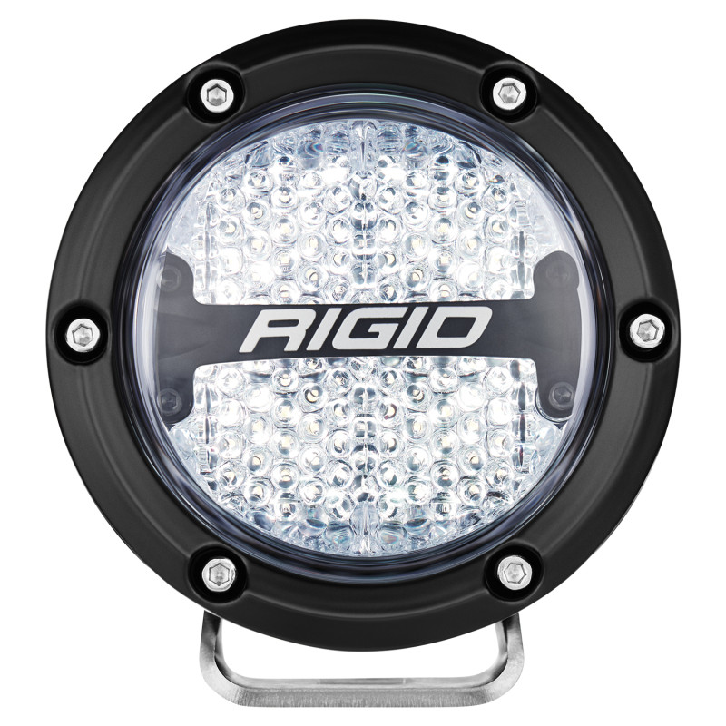Rigid Industries 360-Series 4in LED Off-Road Diffused Beam - RGBW Backlight (Pair) - 36400