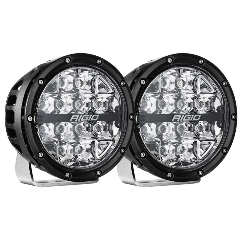 Rigid Industries 360-Series 6in LED Off-Road Spot Beam - RGBW (Pair) - 36412