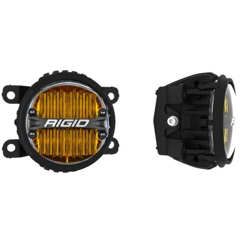 Rigid Industries 12-18 Subaru BRZ / 12+ WRX STI s360-Series 4in LED SAE J583 Fog Light kit - Yellow - 37119