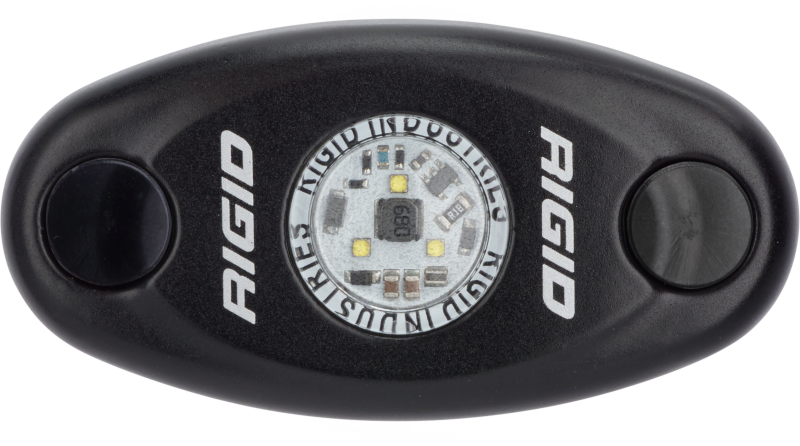 Rigid Industries A-Series Light - Black - Low Strength - Natural White - 480023