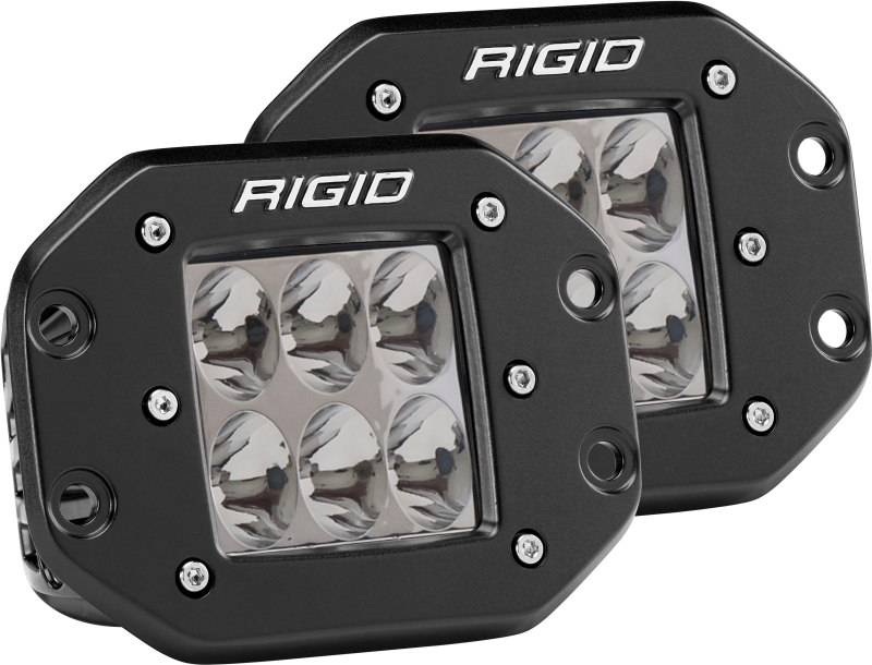Rigid Industries D2 - Flush Mount - Driving Pair - 512313