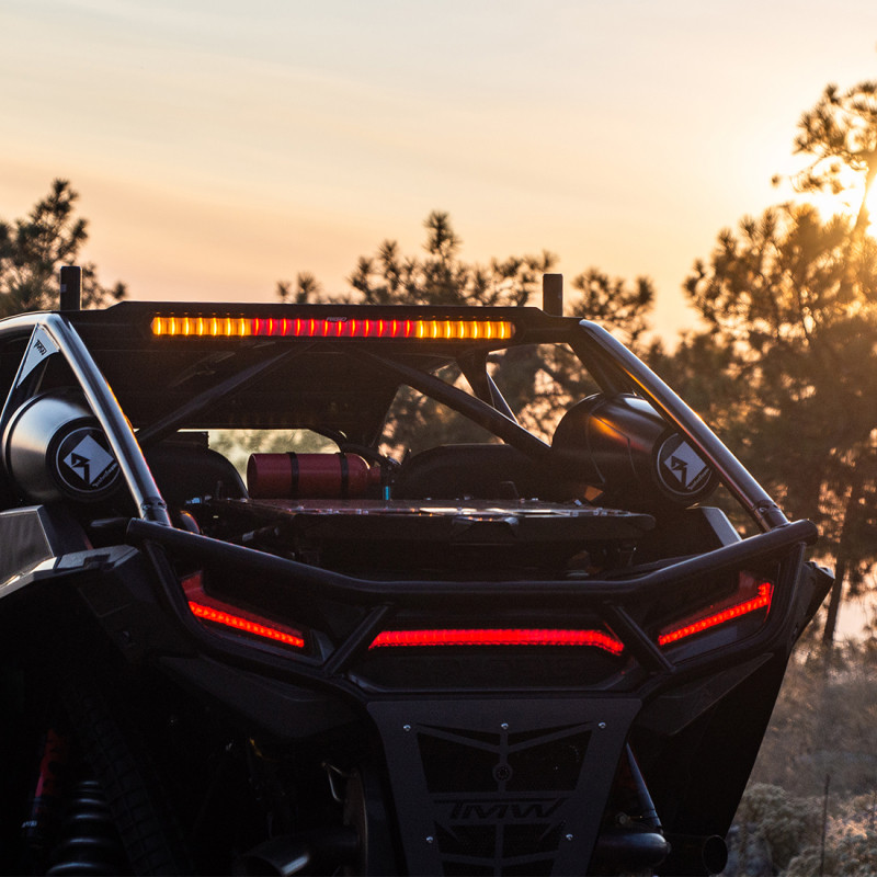 Rigid Industries 28in Chase Light Bar Universal - Rear Facing 27 Mode 5 Color LED Light Bar - 901802