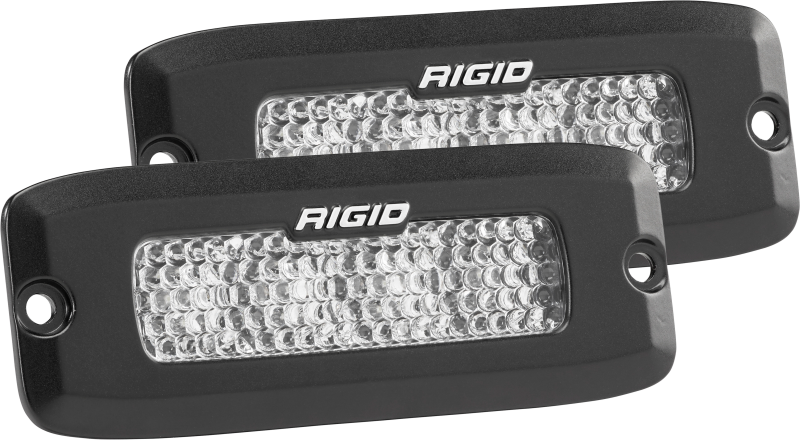 Rigid Industries SRQ - 60 Deg. Lens - White - Flush Mount - Set of 2 - 925513