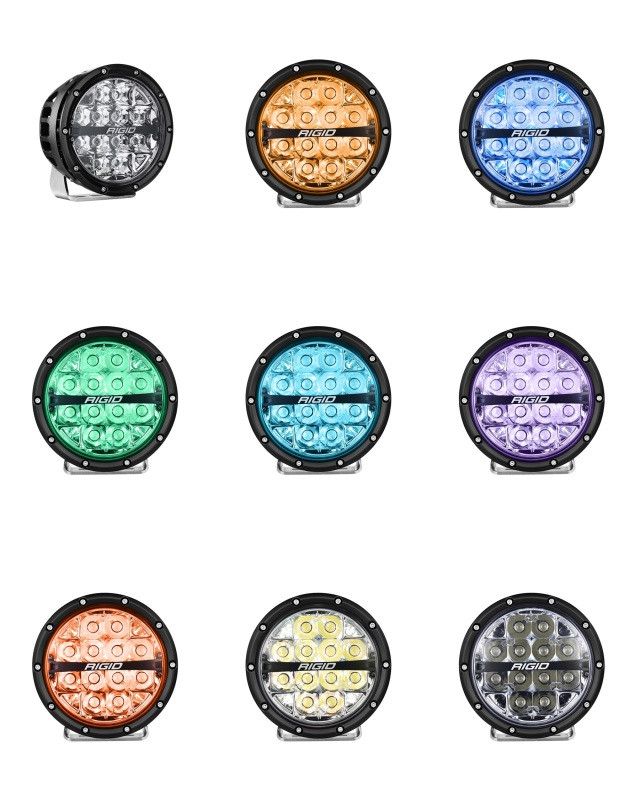 Rigid Industries 360-Series 6in LED Off-Road Spot Beam - RGBW - C36412
