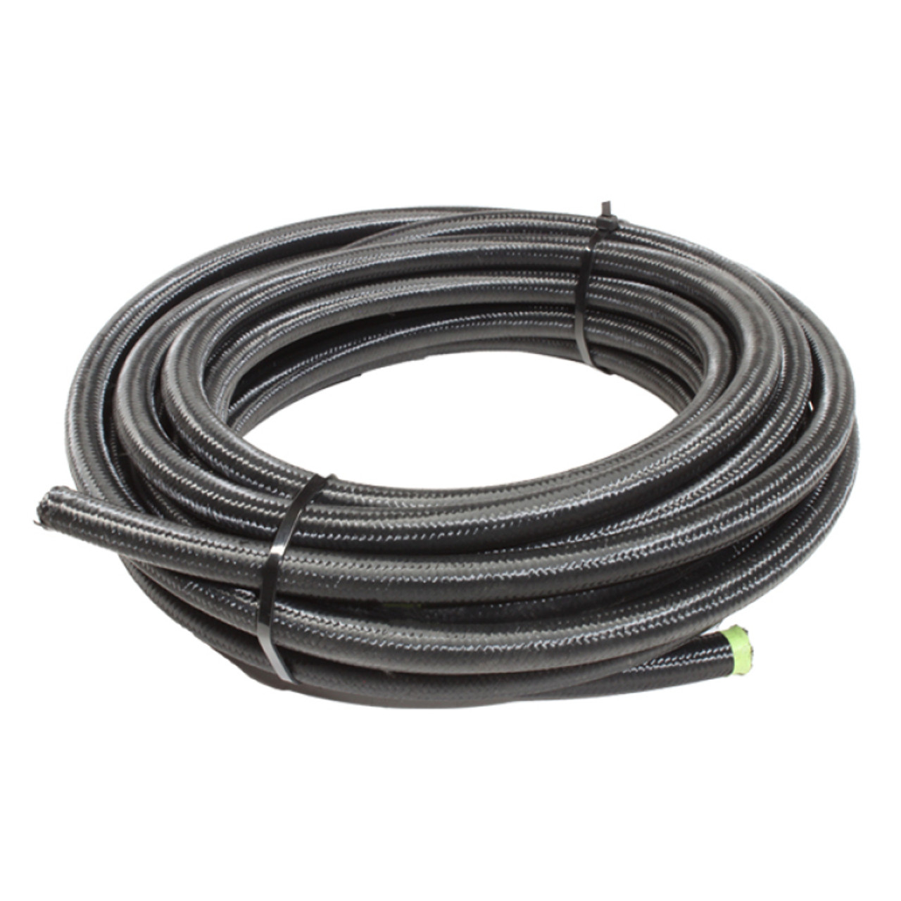 Snow 10AN Braided Stainless PTFE Hose - 30ft (Black) - SNF-60130B