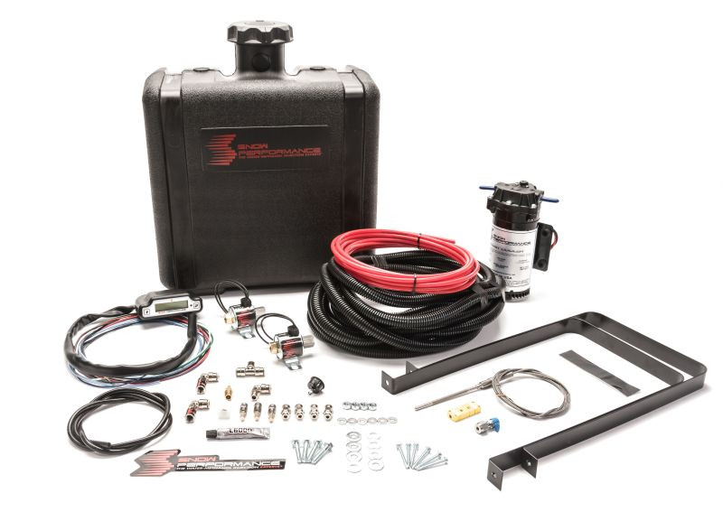 Snow Performance Stg 3 Boost Cooler Water Injection Kit Pusher (Hi-Temp Tubing and Quick-Fittings) - SNO-560