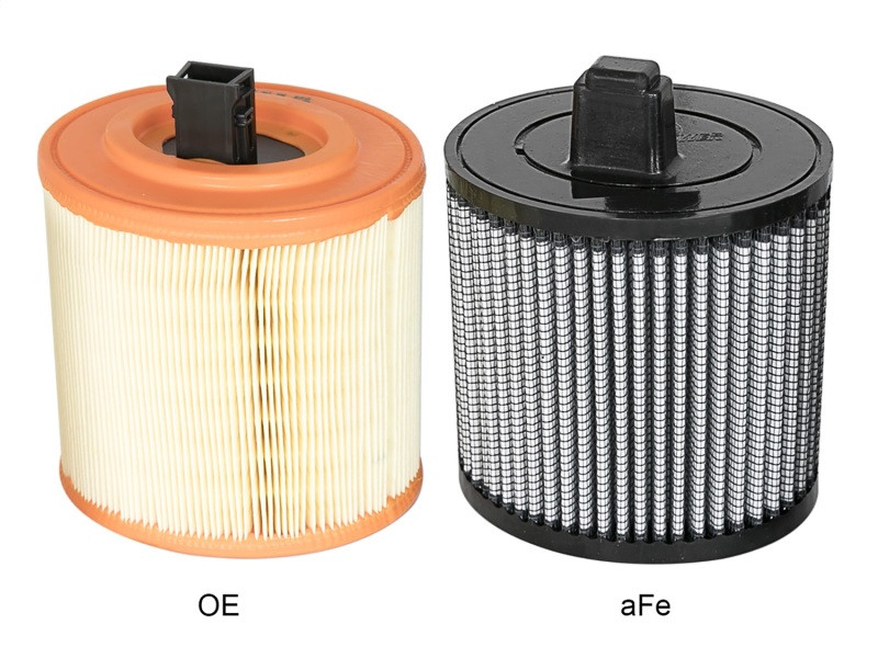 aFe MagnumFLOW Air Filters OER Pro Dry S A/F 16-17 Cadillac ATS-V V6-3.6L (tt) - 11-10138
