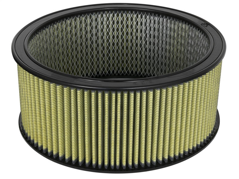 aFe MagnumFLOW Air Filters Round Racing PG7 A/F RR PG7 14OD x 12ID x 6H IN with E/M - 18-11477