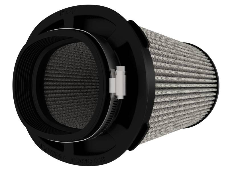 aFe MagnumFLOW Pro DRY S Air Filter (6 x 4)in F x (8-1/2 x 6-1/2)in B x (7-1/4 x 5)in T x 7-1/4in H - 20-91205D
