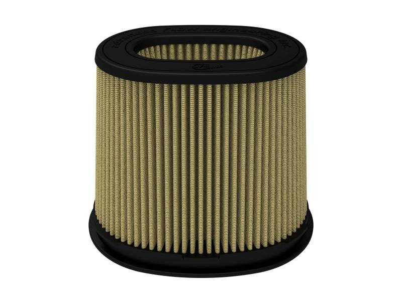 aFe MagnumFLOW Pro GUARD 7 Air Filter (6 x 4)in F x (8-1/2 x 6-1/2)in B x (7-1/4 x 5)in T x 7-1/4in - 20-91205G