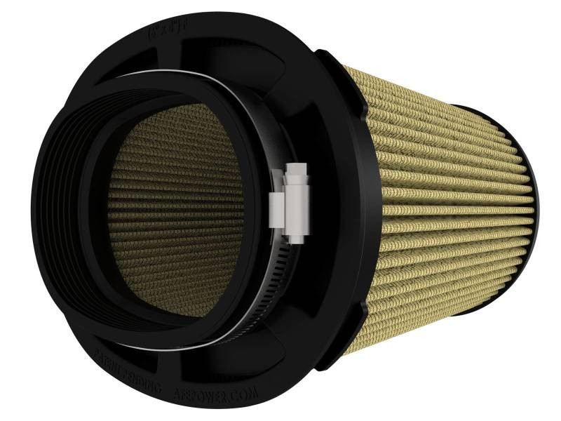 aFe MagnumFLOW Pro GUARD 7 Air Filter (6 x 4)in F x (8-1/2 x 6-1/2)in B x (7-1/4 x 5)in T x 7-1/4in - 20-91205G