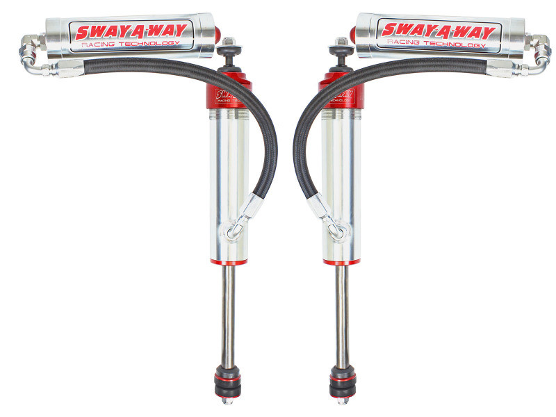 aFe 97-17 Nissan Patrol Sway-A-Way 2.5in Front Shock Kit w/ Remote Reservoir for OE Ride Height - 201-5600-05