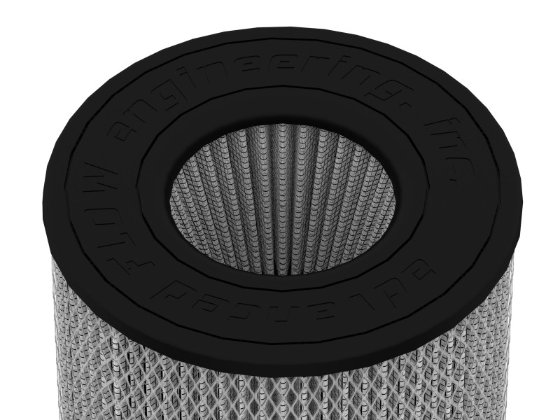 aFe MagnumFLOW Air Filter Pro DRY S 6in Flange x 8 1/8in Base/Top (INV) x 9in H - 21-91059