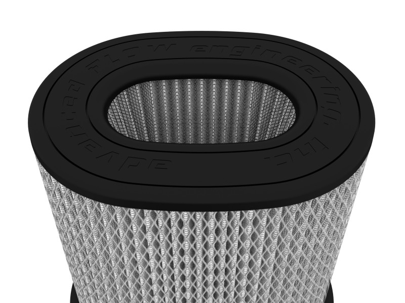 aFe Magnum FLOW Air Filter Pro DRY S (6.5x4.75)in F x (9x7)in B x (9x7) T (Inverted) x 9in H - 21-91109