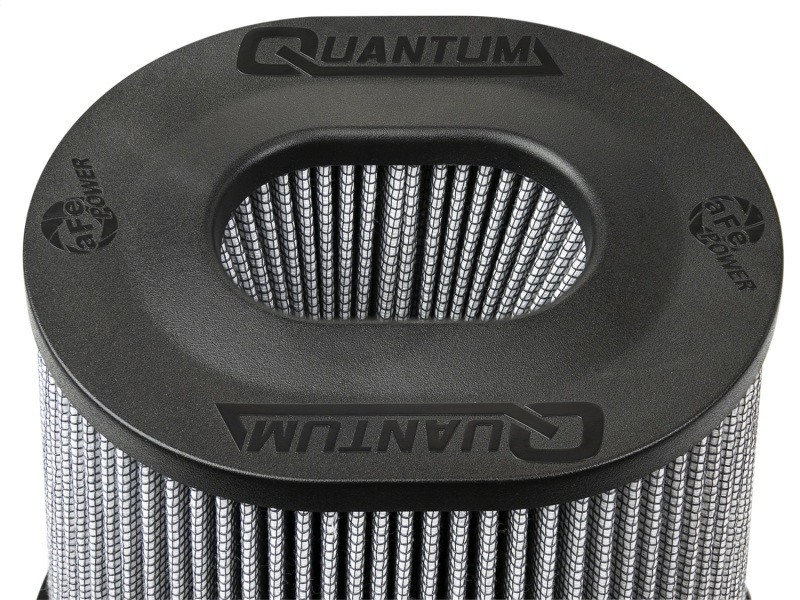 aFe Quantum Pro DRY S Air Filter Inverted Top - 5in Flange x 9in Height - Dry PDS - 21-91129