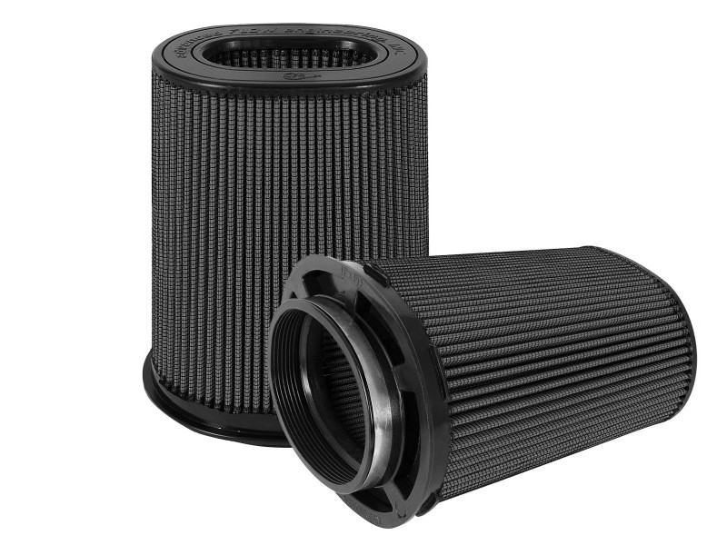 aFe Magnum FLOW Black Pro 5R Air Filter (Pair) (6x4)in F x (8-1/4x6-1/4in)  B x (7-1/4x5in) Tx10in H - 24-91136K-MA