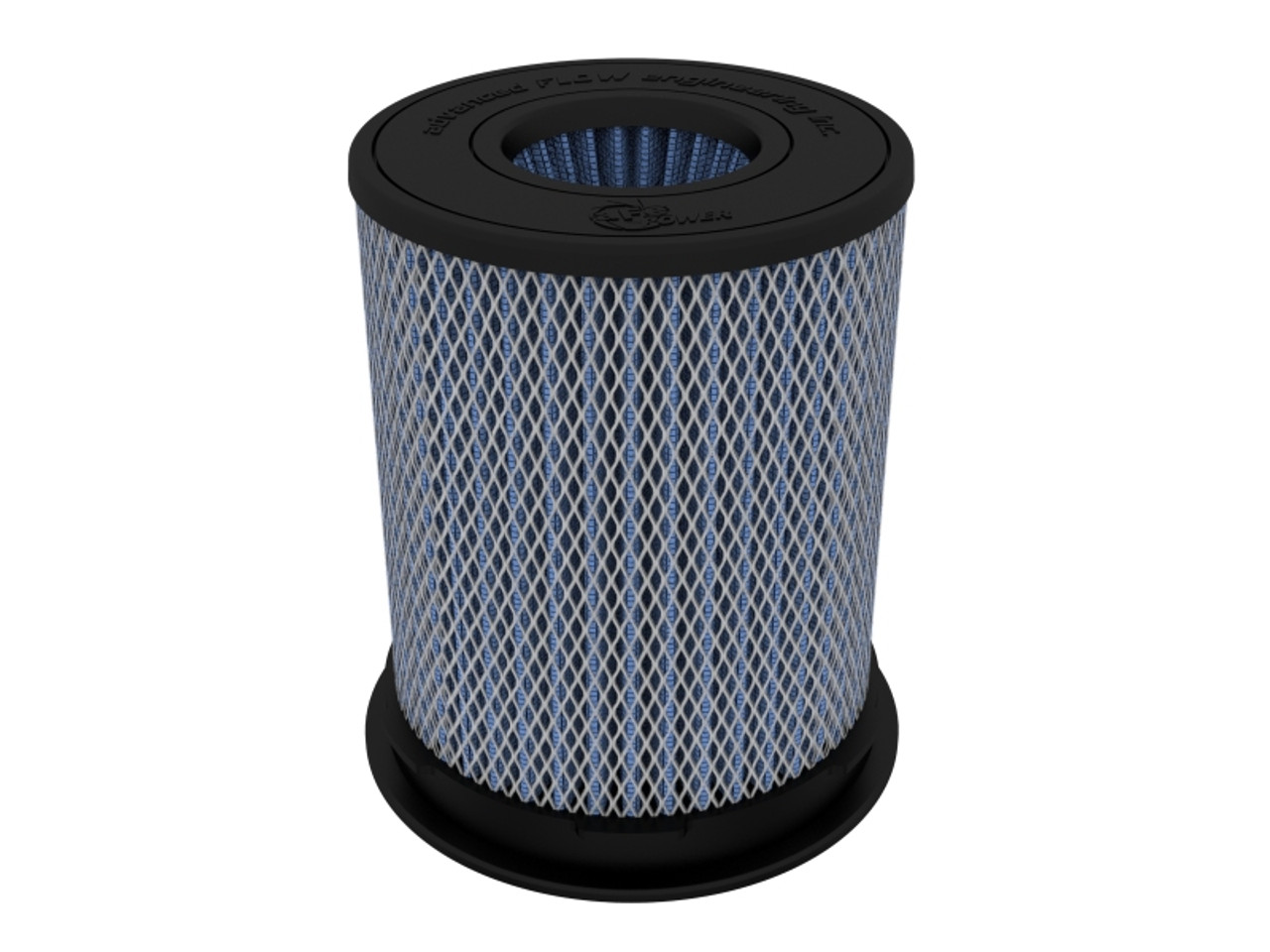 aFe Magnum Flow Pro 5R Air Filter 4in. Flange ID x 6-1/2in. Base x 6-1/2in. Top x 8 in. Height - 24-91153