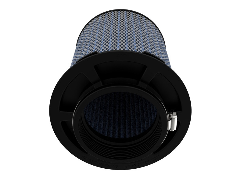aFe Magnum Flow Pro 5R Air Filter 4in. Flange ID x 6-1/2in. Base x 6-1/2in. Top x 8 in. Height - 24-91153