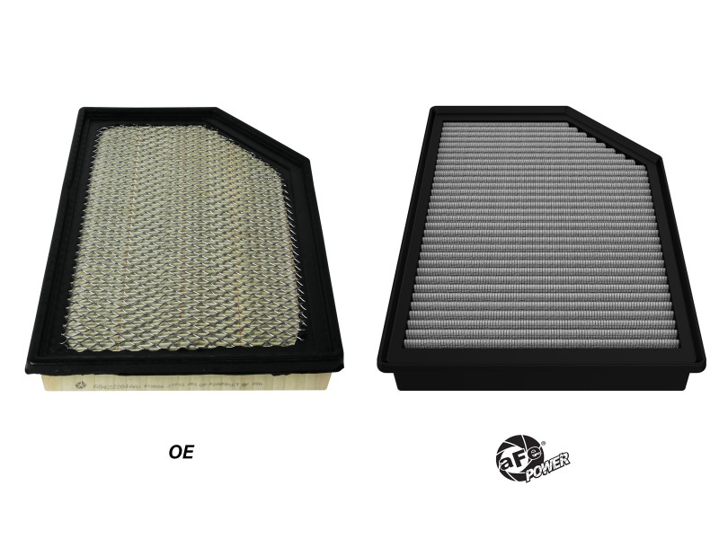 aFe MagnumFLOW Pro DRY S OE Replacement Filter 22-23 Jeep Grand Wagoneer V8-6.4L - 30-10414D