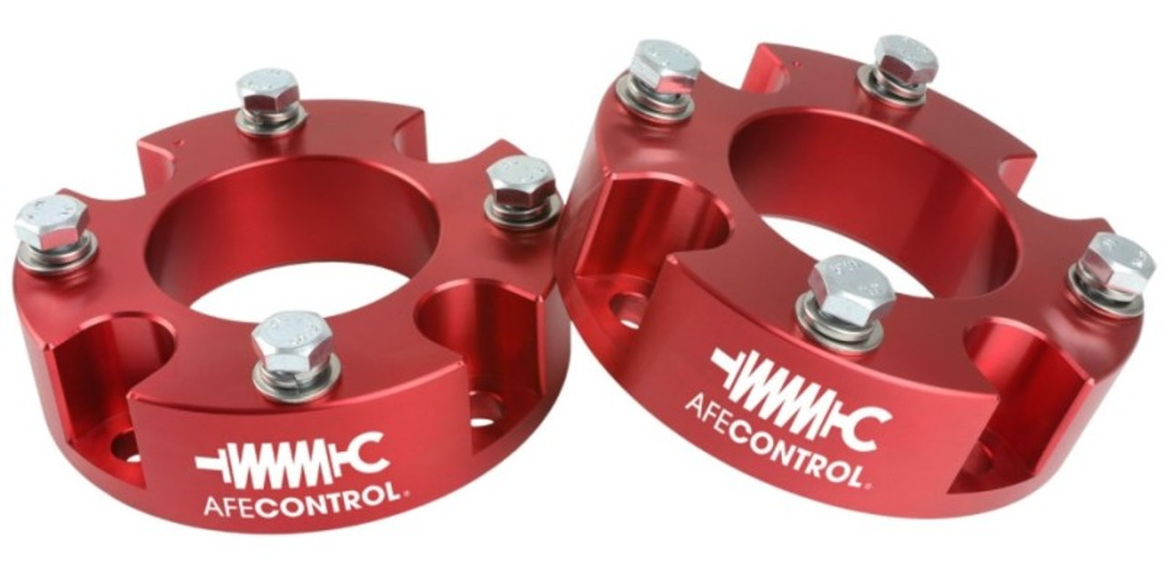 aFe CONTROL 2.0 IN Leveling Kit 07-21 Toyota Tundra - Red - 416-72T002-R