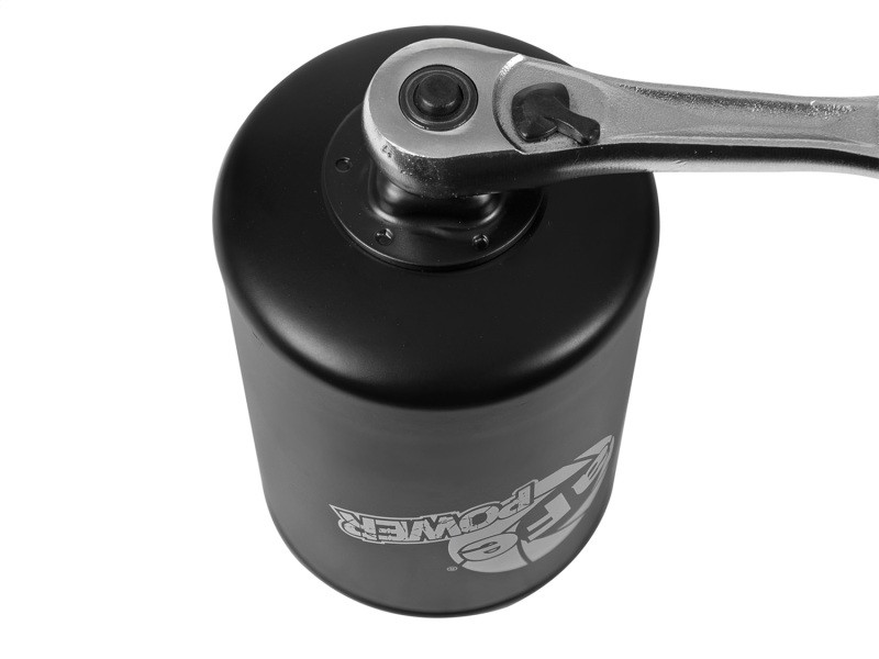 aFe ProGuard D2 Fluid Filters Oil for 01-17 GM Diesel Trucks V8-6.6L (4 Pack) - 44-LF001-MB