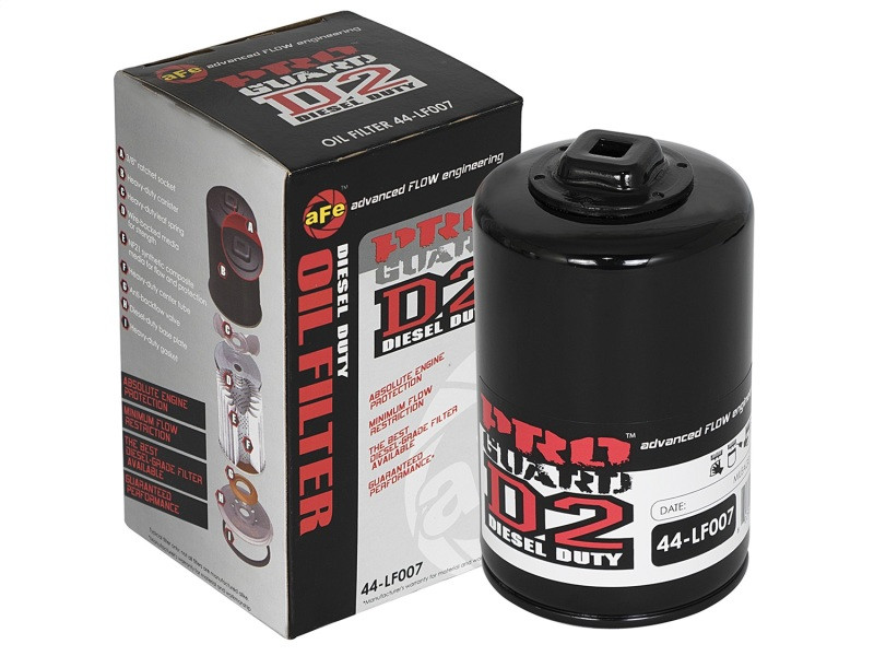 aFe Pro GUARD D2 Oil Filter 97-08 Ford Trucks V6 4.2L / V8 4.6L (4 Pack) - 44-LF007-MB