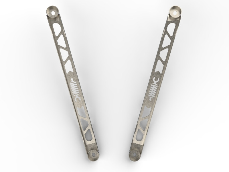 aFe CONTROL 304 Stainless Steel Front Suspension Strut Brace Raw - Toyota GR Supra (A90) 20-21 - 450-721003-A