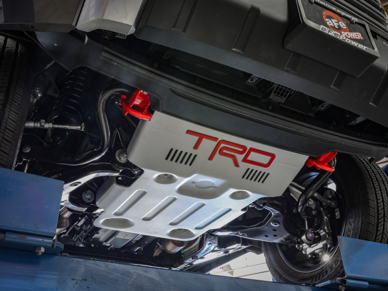 aFe Front Tow Hook Red 2022 Toyota Tundra 3.5L V6 - 450-72T001-R