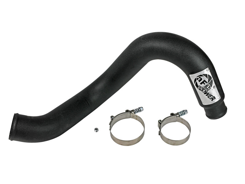 aFe BladeRunner 3in Black Intercooler Cold Side Charge Pipe 01 GM Diesel Trucks 6.6L V8 (td) - 46-20043-B