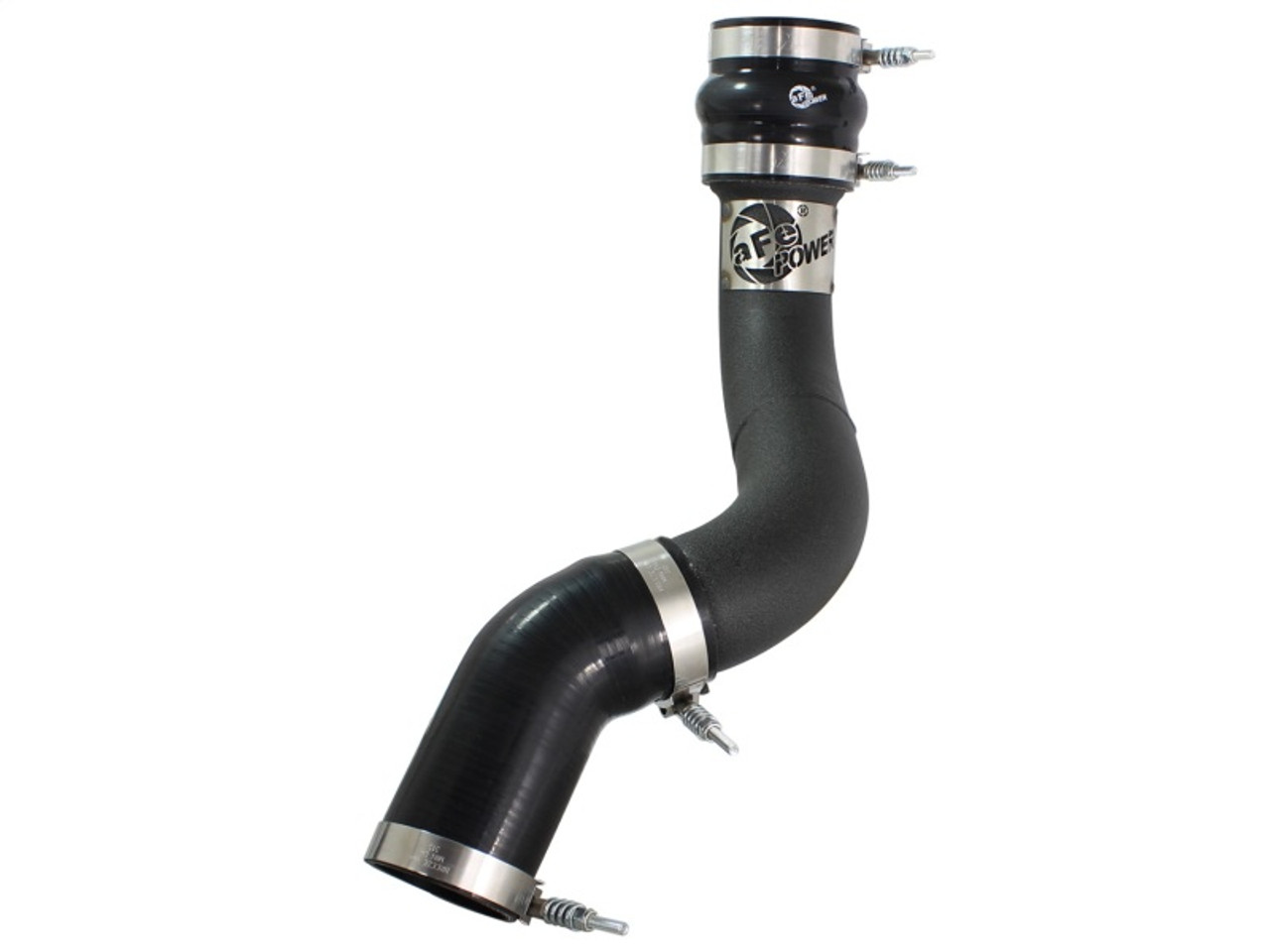 aFe BladeRunner 3in Black Intercooler Tube Cold Side w/ Couplings & Clamps 13-14 Dodge RAM 6.7L (td) - 46-20139-B