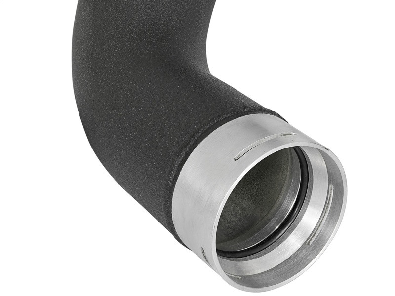 aFe BladeRunner 3in Black Intercooler Tube Cold Side 17-18 GM Diesel Trucks V8 6.6L (td) L5P - 46-20339-B