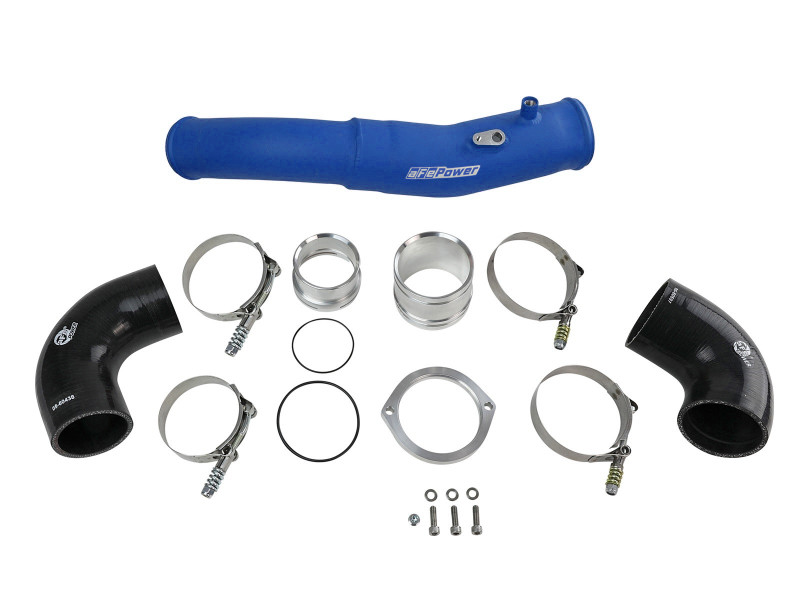 aFe 20-21 BMW Z4 M40i (G29) L6-3.0L (t) B58 BladeRunner 2-1/2in to 3in  Hot-Side Charge Pipe - Blue - 46-20408-L