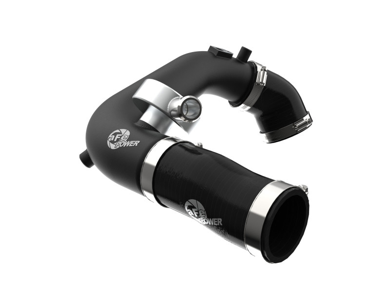 aFe BladeRunner 2 1/2in Intercooler Hot Side Charge Pipe 18-21 Jeep Wrangler JL L4-2.0L (t) - Black - 46-20468-B