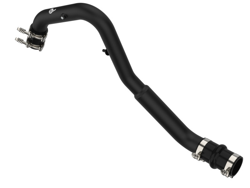 aFe Bladerunner Intercooler Hot Charge Pipe Black 2-2.5in 2021+ Ford F-150 V6-2.7L (tt) - 46-20478-B