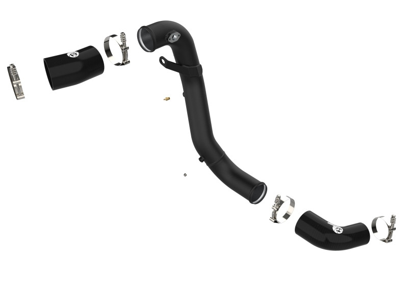 aFe Kia Stinger 18-22 V6-3.3L (tt) BladeRunner Cold Charge Pipe- Black - 46-20509-B