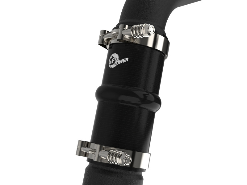 aFe RAM 1500 20-22 V6-3.0L (td) BladeRunner 2-1/2 in & 3in Aluminum Hot & Cold Charge Pipe Kit Black - 46-20594-B