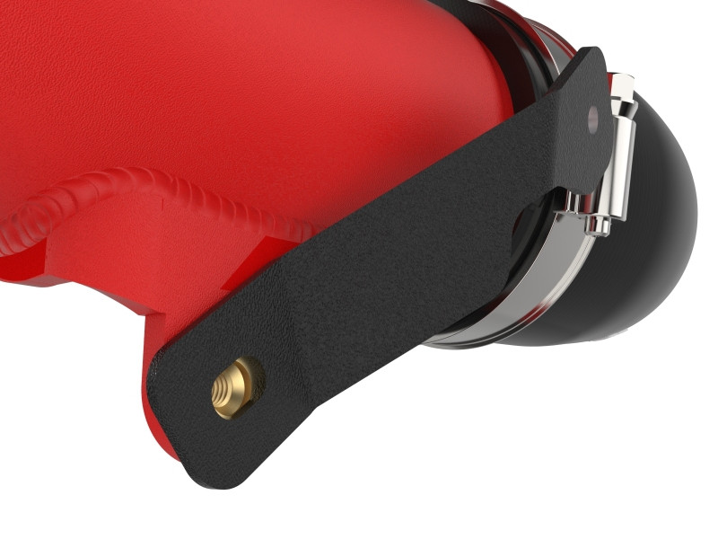 aFe 23-24 Toyota Sequoia V6-3.4L Hybrid BladeRunner 2.5in Aluminum Hot Charge Pipe - Red - 46-20718-R