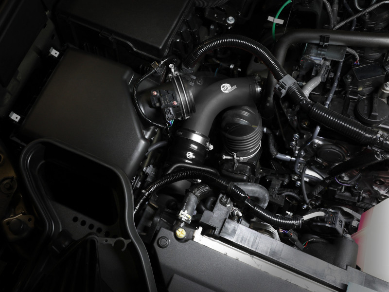 aFe 2024+ Toyota Tacoma BladeRunner  2.5in & 3in Aluminum Hot & Cold Charge Pipe Kit - Black - 46-20724-B