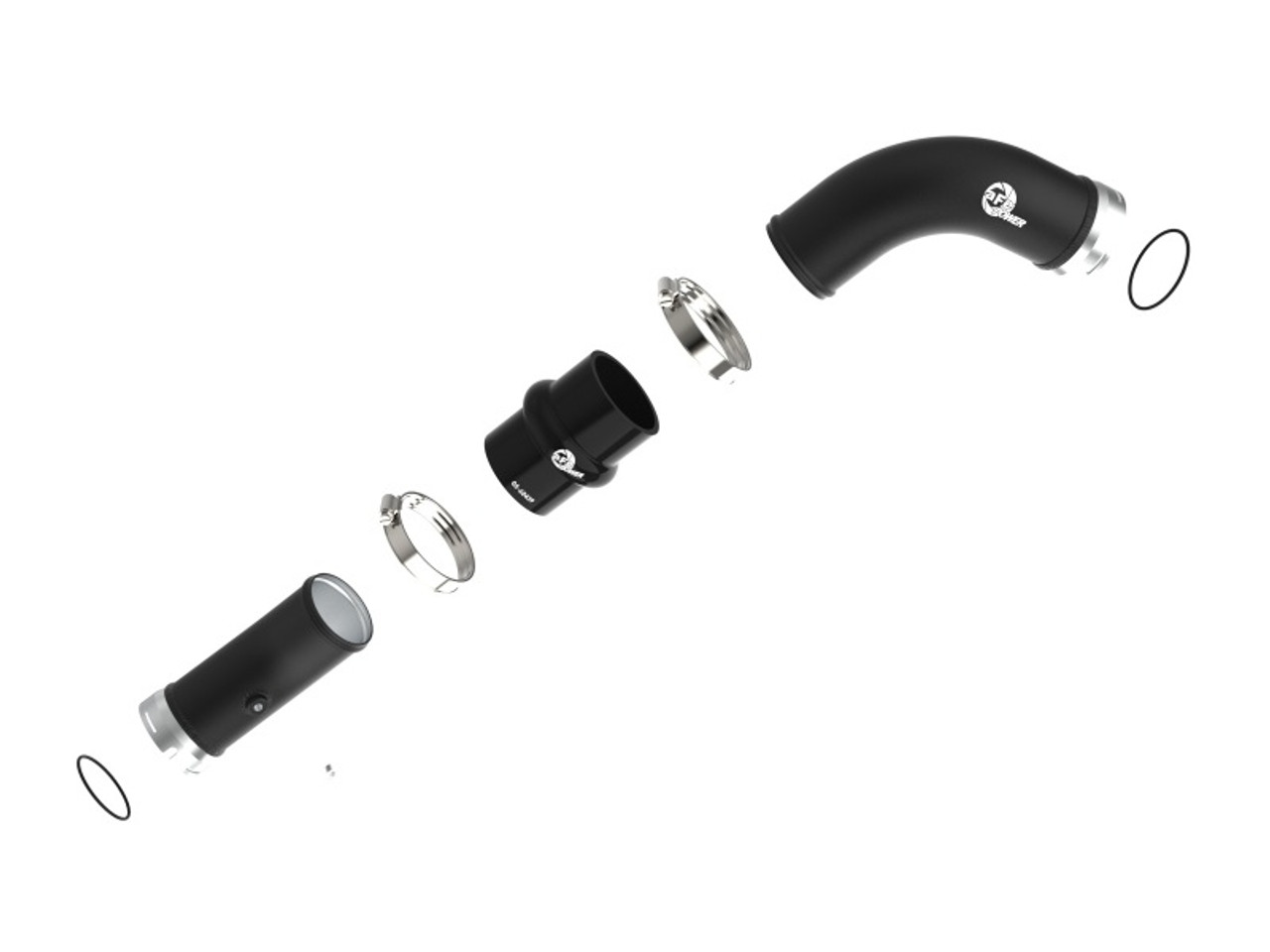 aFe 2024 Toyota Tacoma L4 2.4L (t) BladeRunner 2.5in Aluminum Hot Charge Pipe - 46-20728-B