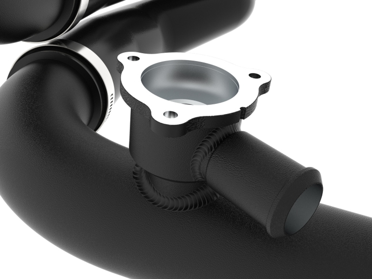 aFe 22-24 Ford Bronco Raptor V6-3.0L BladeRunner Aluminum Hot and Cold Charge Pipe Kit - Black - 46-20754-B