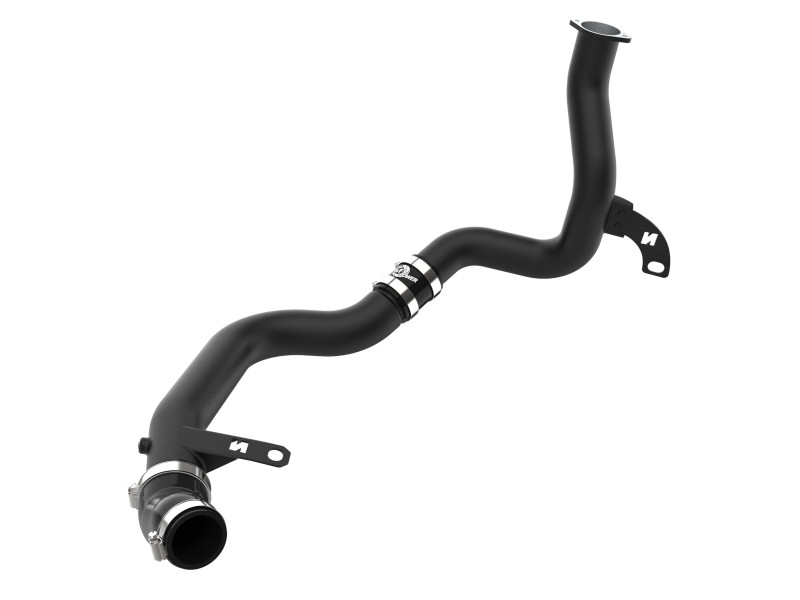 aFe 19-22 Hyundai Veloster N BladeRunner 2-1/4in to 2-1/2in Aluminum Hot Charge Pipe - Black - 46-20768-B
