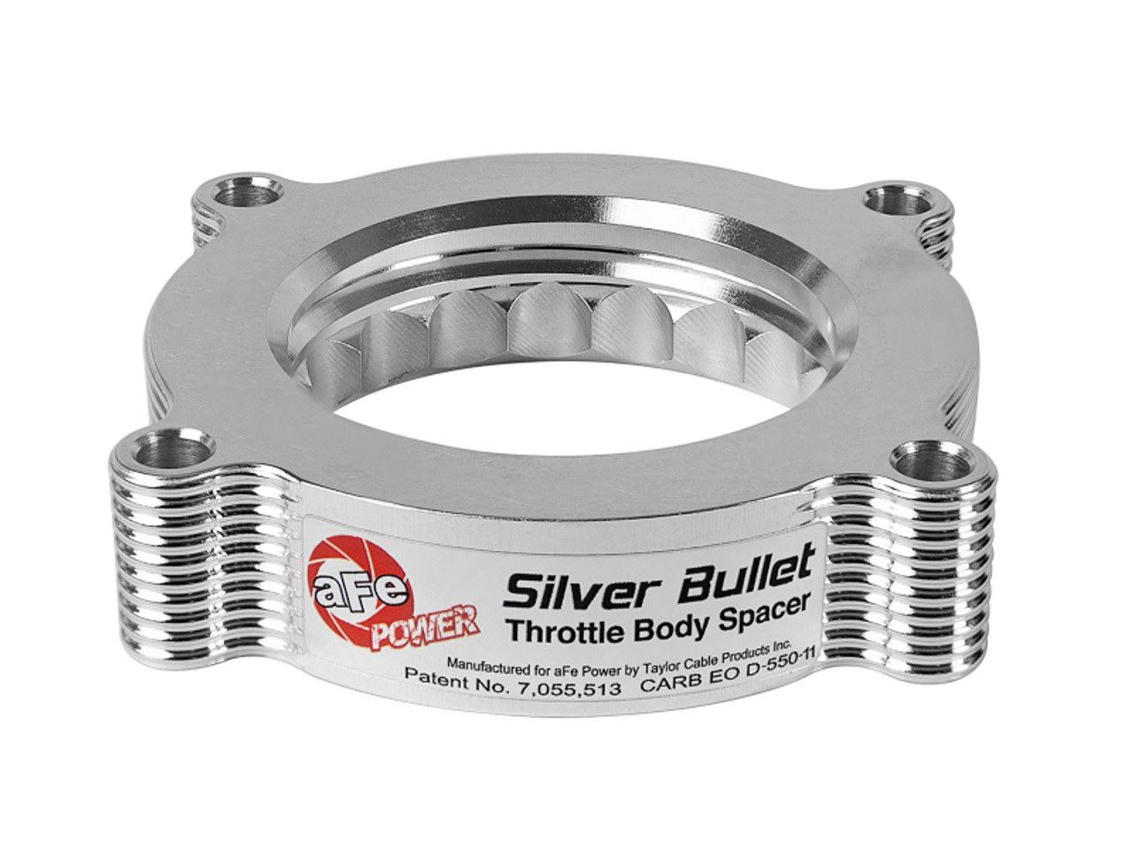 aFe Silver Bullet Throttle Body Spacers TBS Ford F-150 Raptor 10-12 V8-6.2L - 46-33011