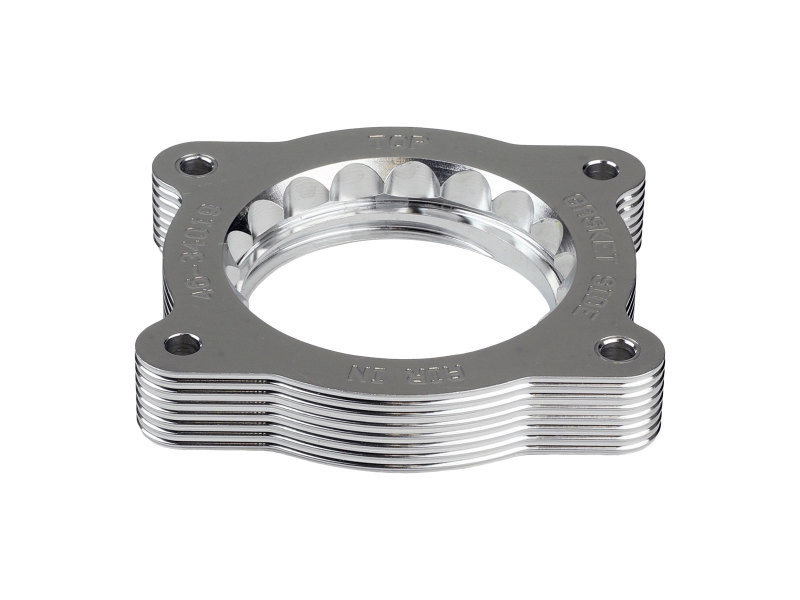 aFe 07-13 Chevrolet Silverado 1500/GMC Sierra 1500 Silver Bullet Throttle Body Spacer - Silver - 46-34019
