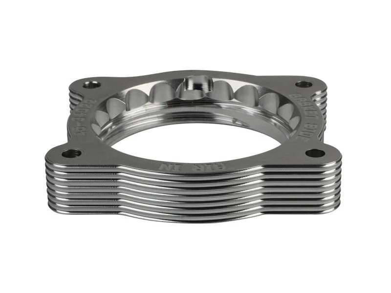 aFe 02-09 Chevrolet Trailblazer/ 02-09 GMC Envoy L6 4.2L Silver Bullet Throttle Body Spacer - Silver - 46-34022