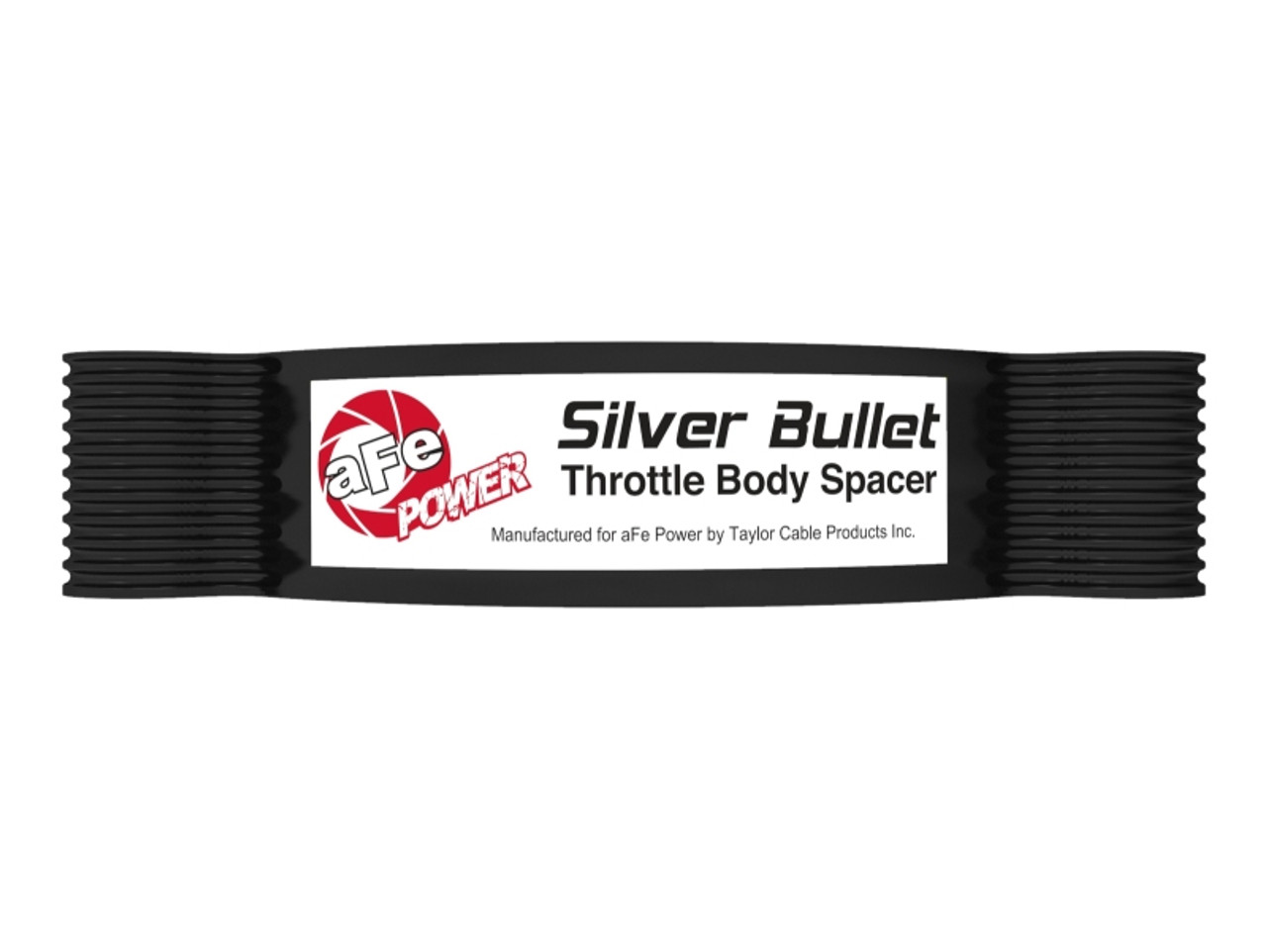 aFe 2020 Vette C8 Silver Bullet Aluminum Throttle Body Spacer / Works With aFe Intake Only - Black - 46-34023B