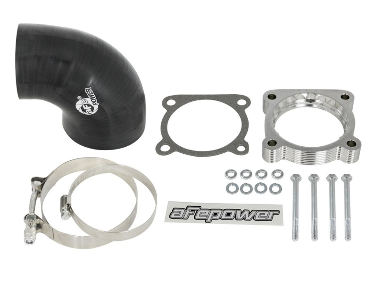 aFe Silver Bullet Throttle Body Spacers TBS 10-16 Nissan Patrol (Y62) V8-5.6L (320hp) - 46-36003