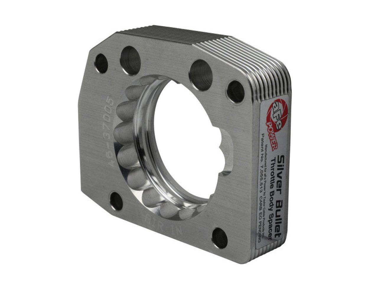 aFe 00-03 Honda S2000 L4 2.0L Silver Bullet Throttle Body Spacer - Silver - 46-37005